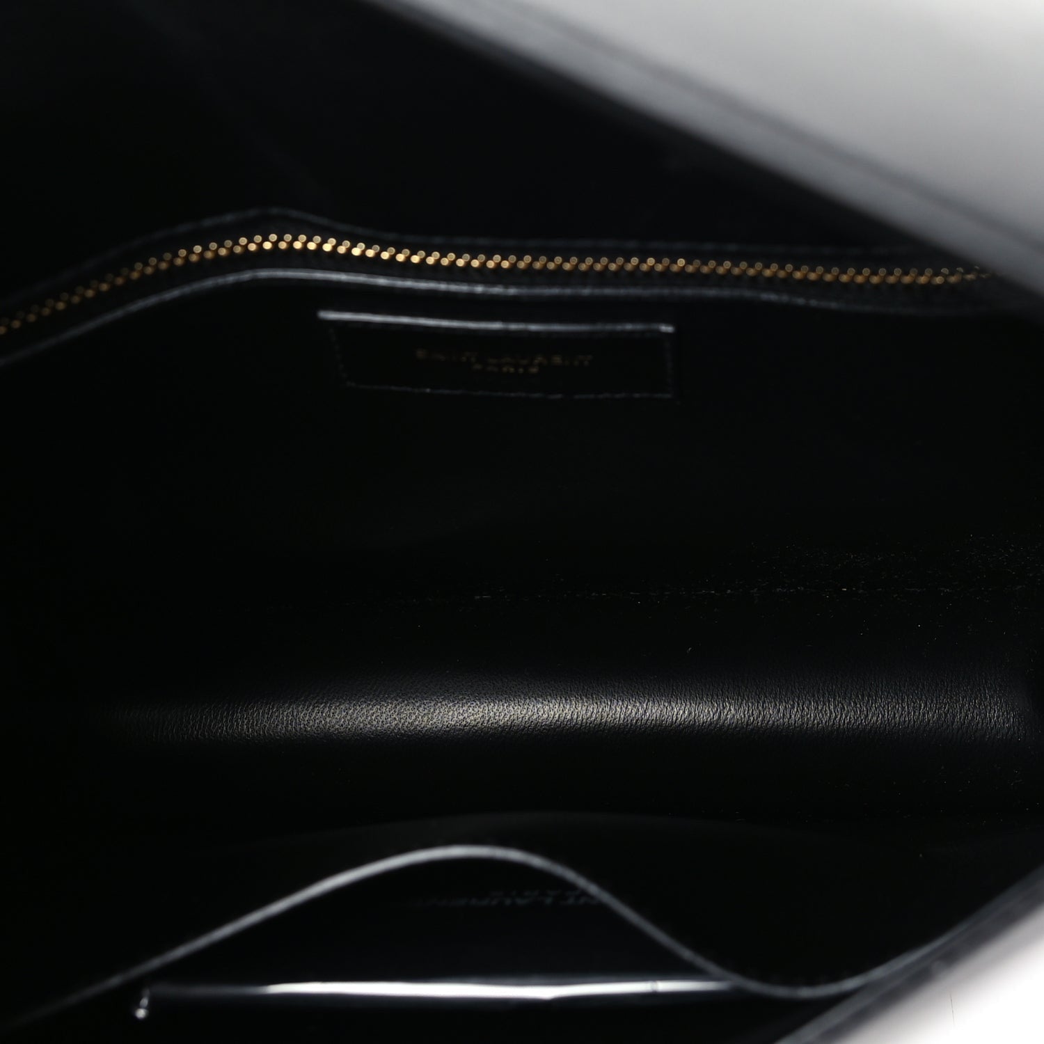 Saint Laurent Smooth Calfskin Carre Satchel Black