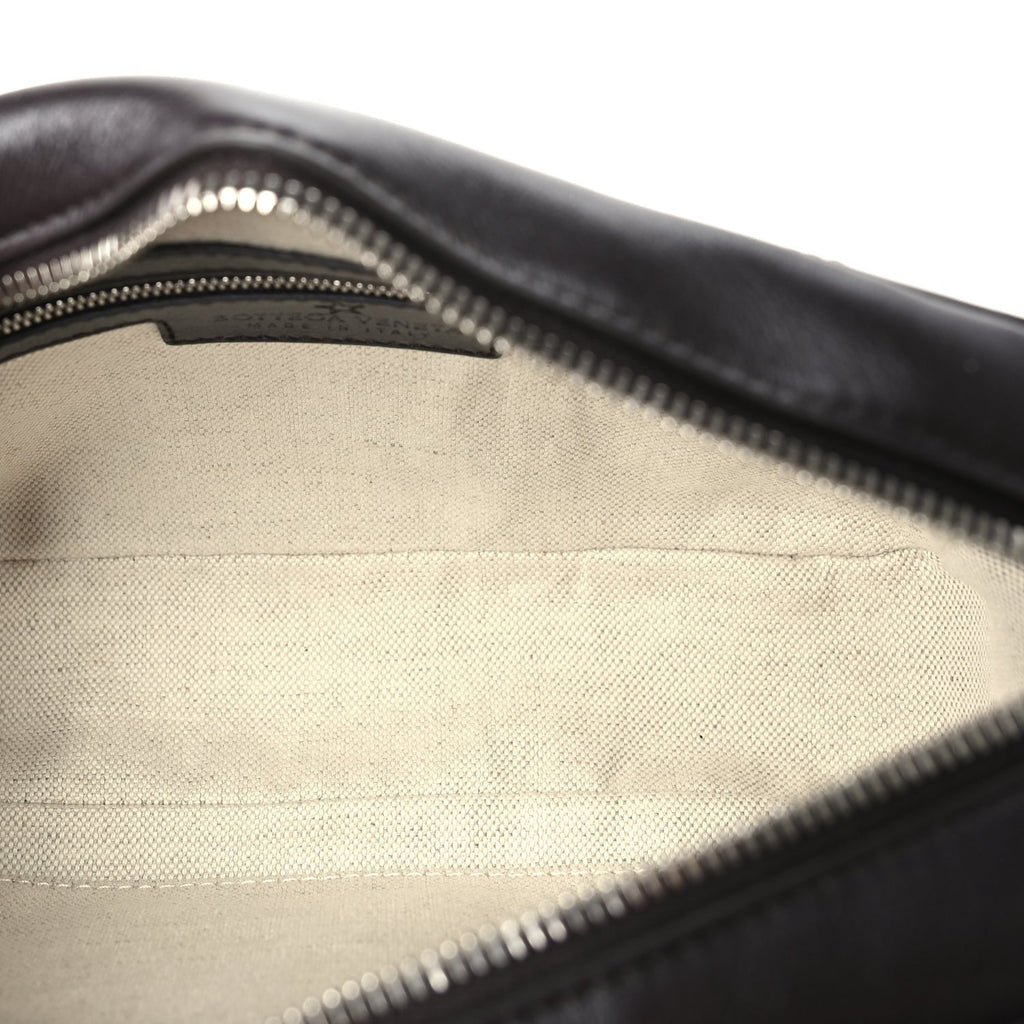 Bottega Veneta Calfskin Intrecciato Small Camera Bag Green Black White