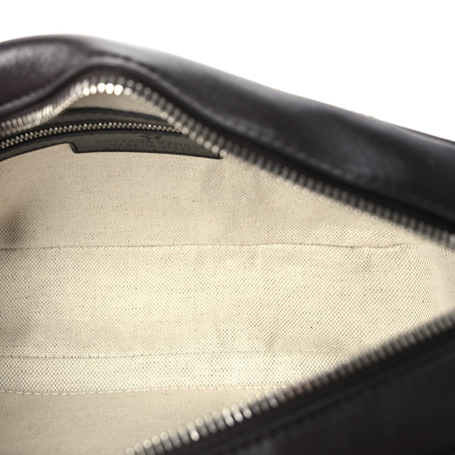 Bottega Veneta Calfskin Intrecciato Small Camera Bag Green Black White