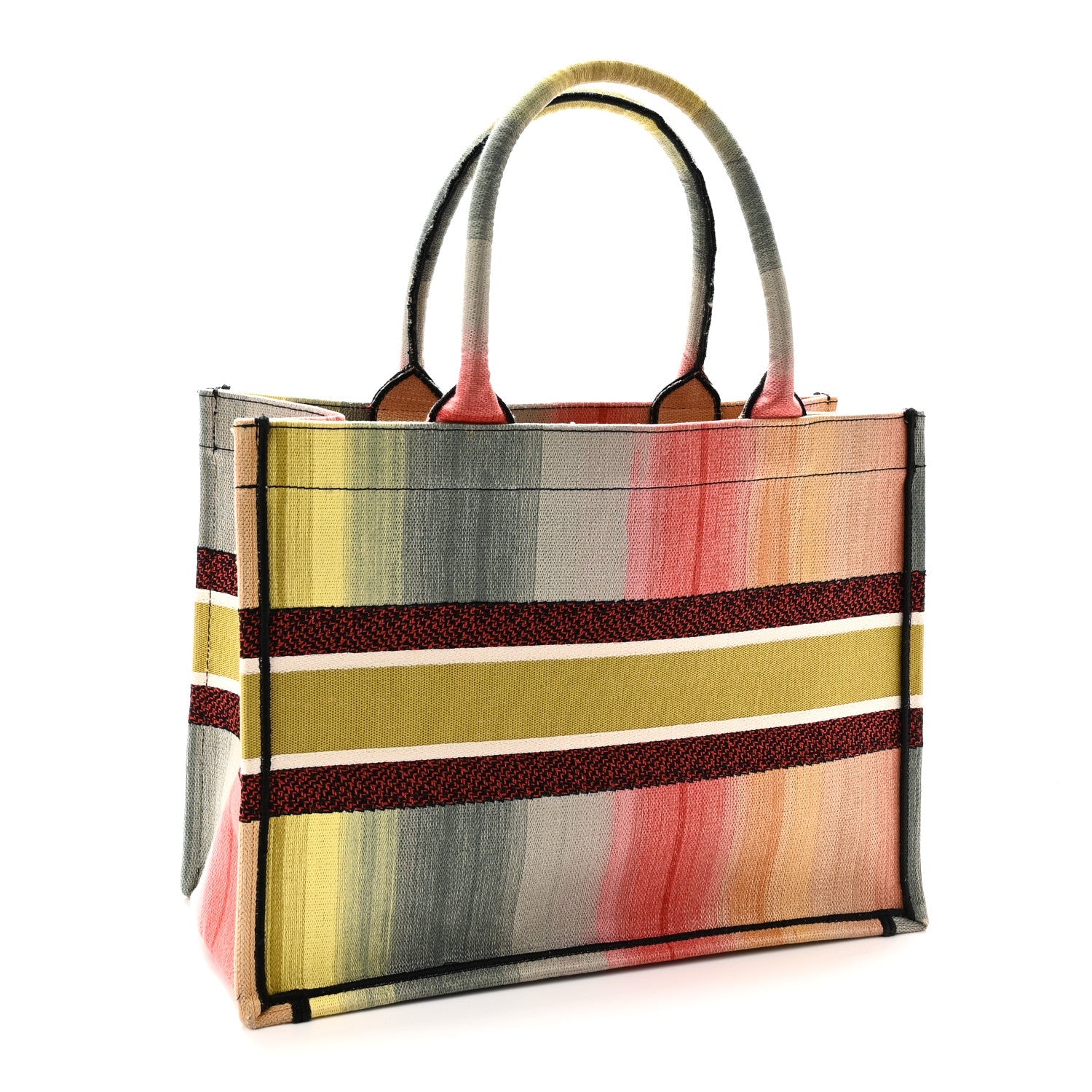 Dior Medium Dioraura Book Tote Multicolor side view