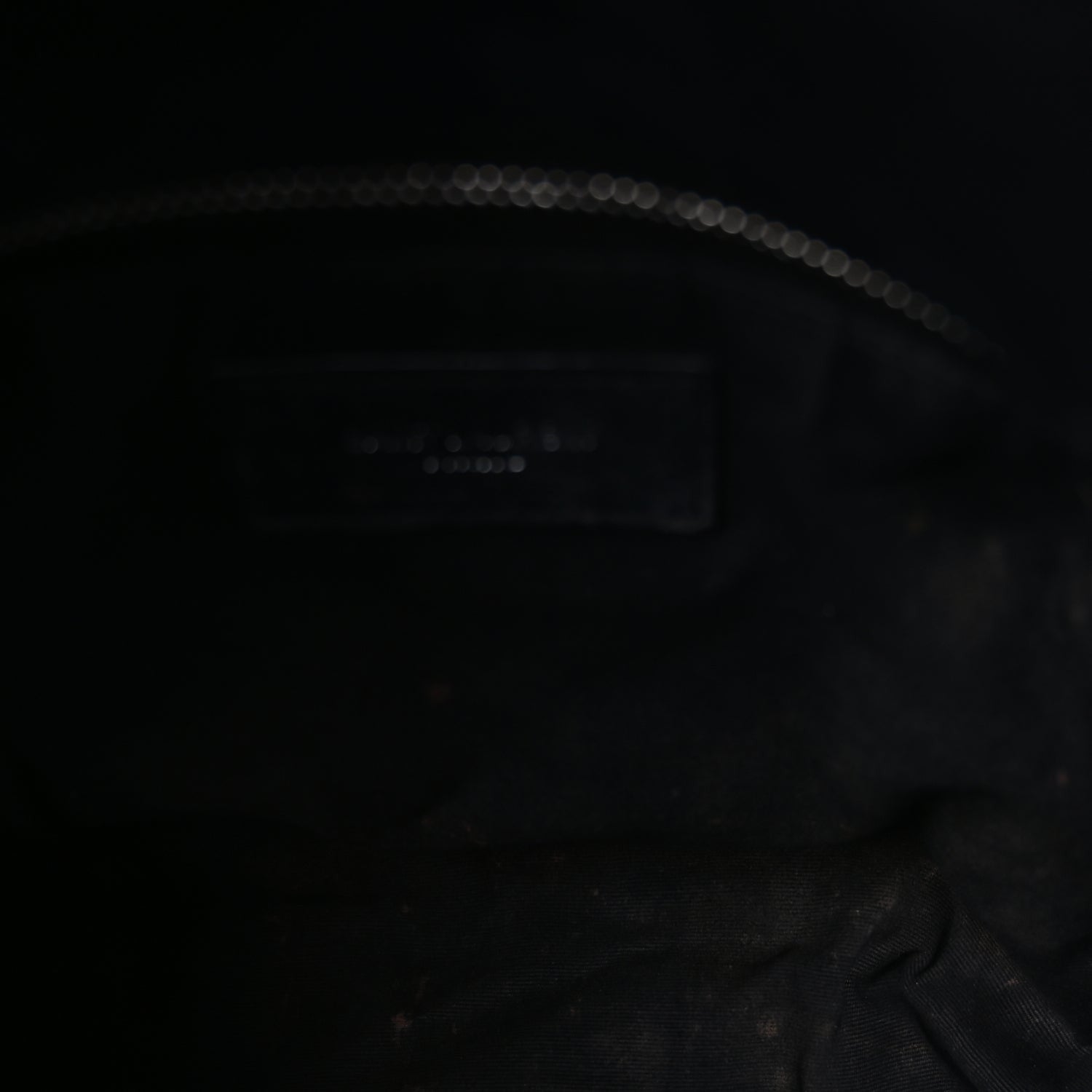 Saint Laurent Lambskin Quilted Small Loulou Puffer Monogram Chain Satchel Black