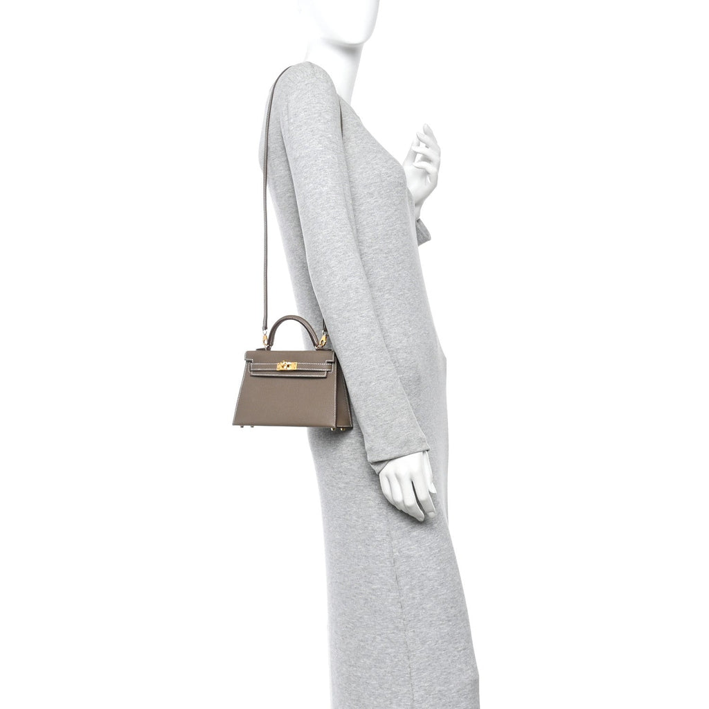 Hermès Epsom Mini Kelly Sellier 20 – Etoupe