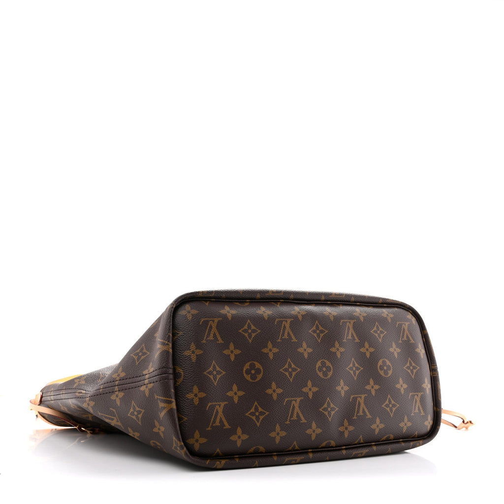Louis Vuitton Monogram Inside Out Neverfull Bandouliere MM Jaune Safran
