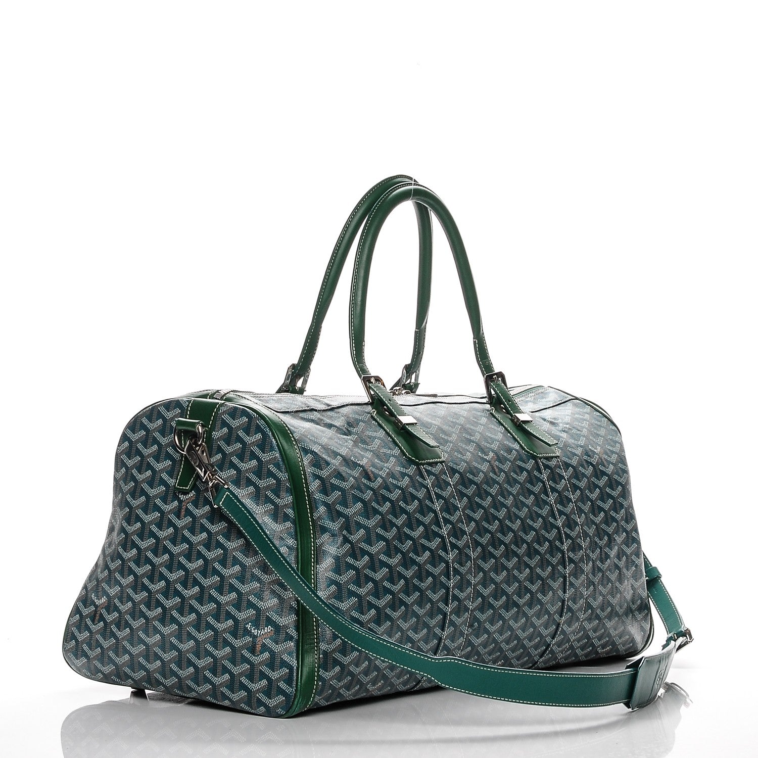 Goyard Croisiere 35 Vert - Side profile view