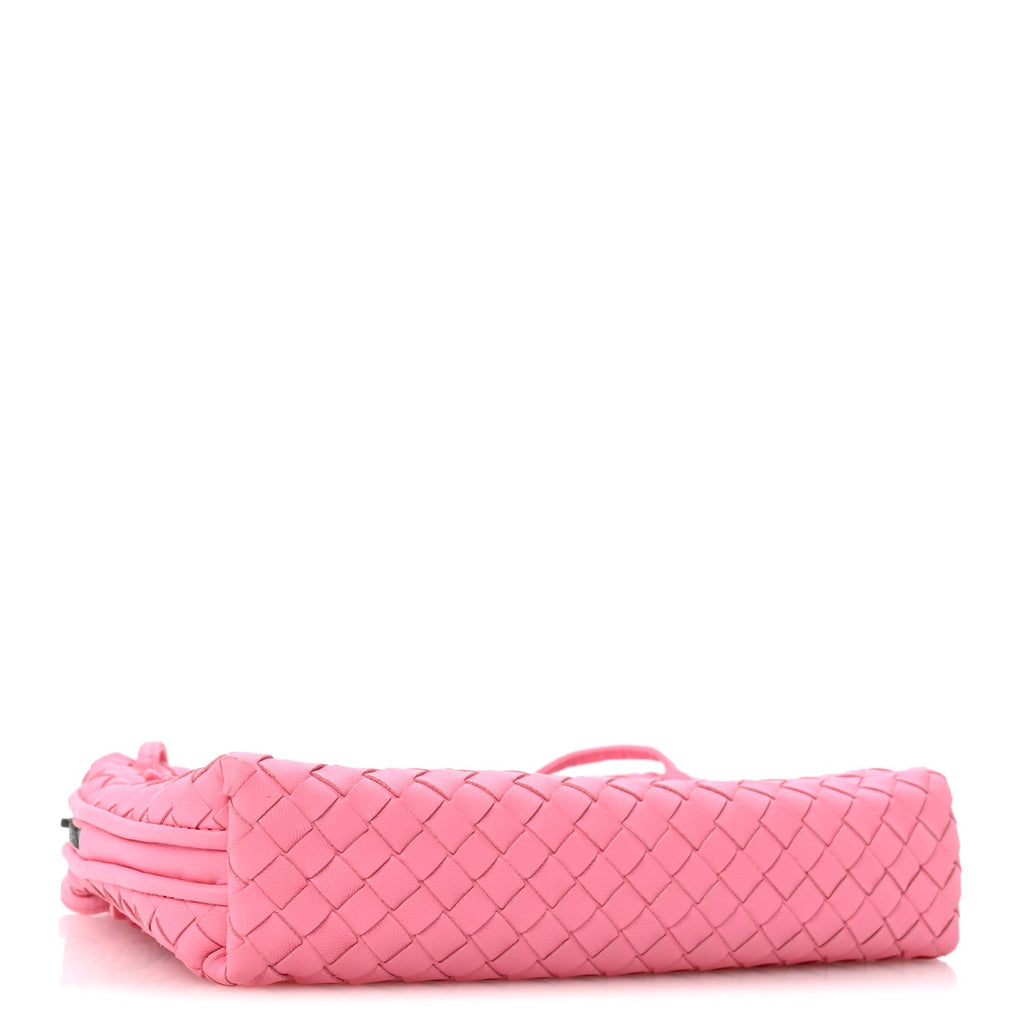Bottega Veneta Nappa Intrecciato Nodini Bag Pink