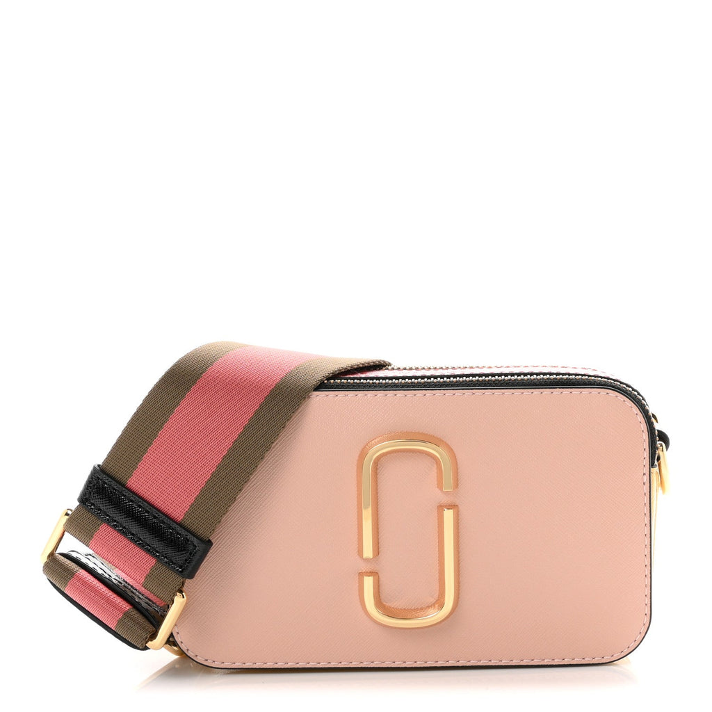 Saffiano Small Snapshot Camera Bag New Rose