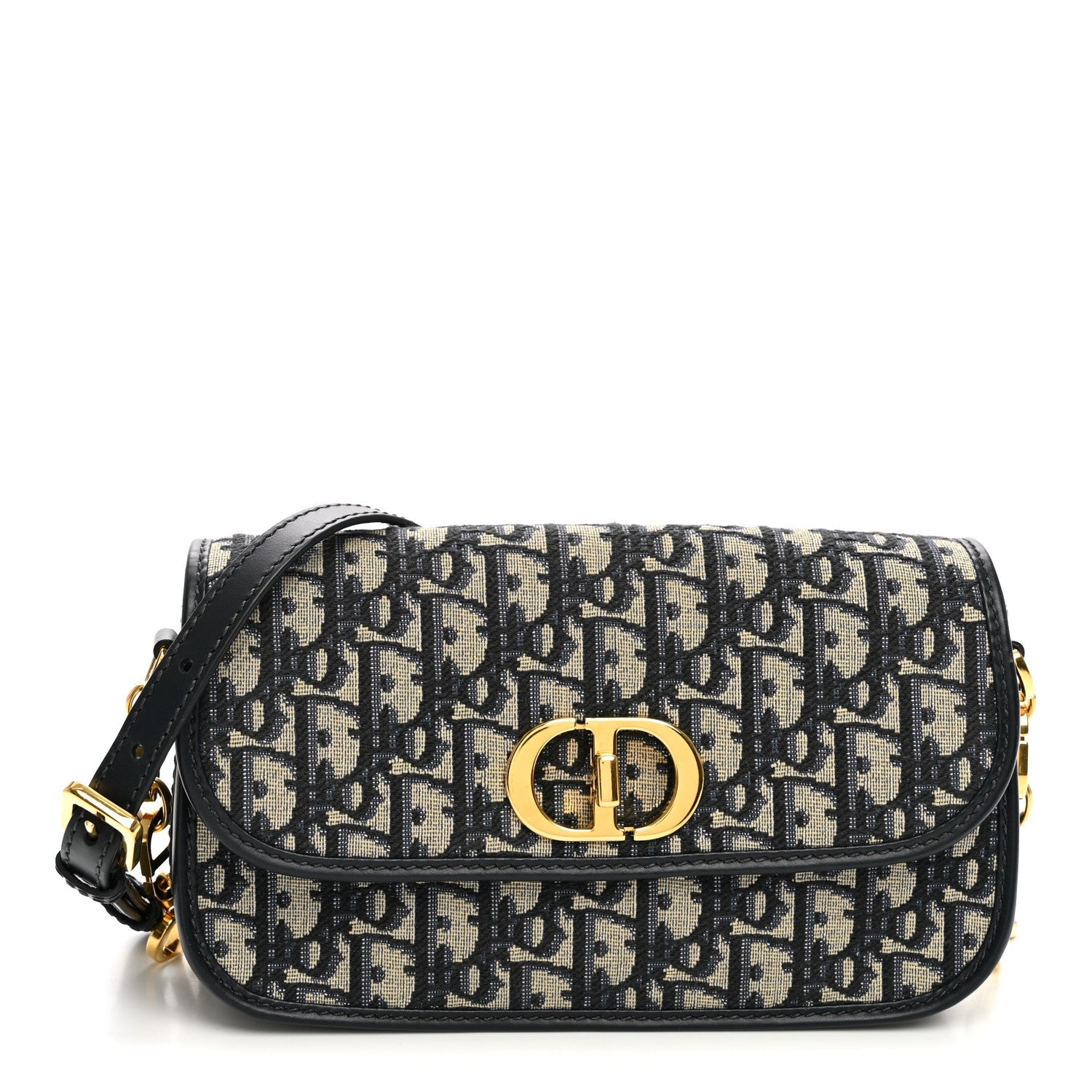 Dior Oblique 30 Montaigne Avenue Bag Blue