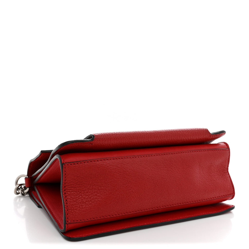 Givenchy Goatskin Small GV3 Shoulder Bag Bright Red