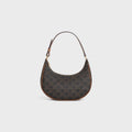 Celine Ava Bag in Triomphe Canvas and Calfskin Tan - front view