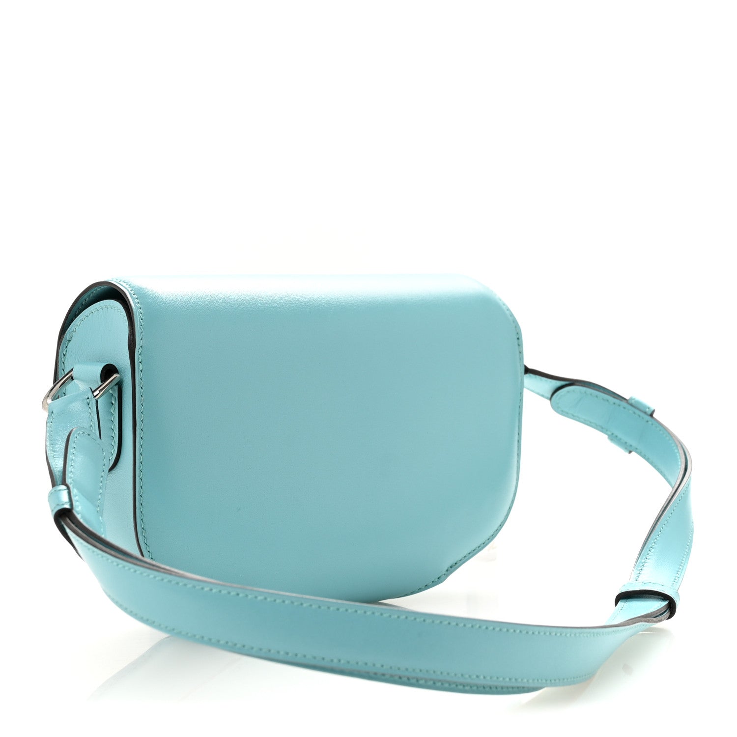 Hermès Veau Tadelakt Cherche Midi 18 Bleu Atoll