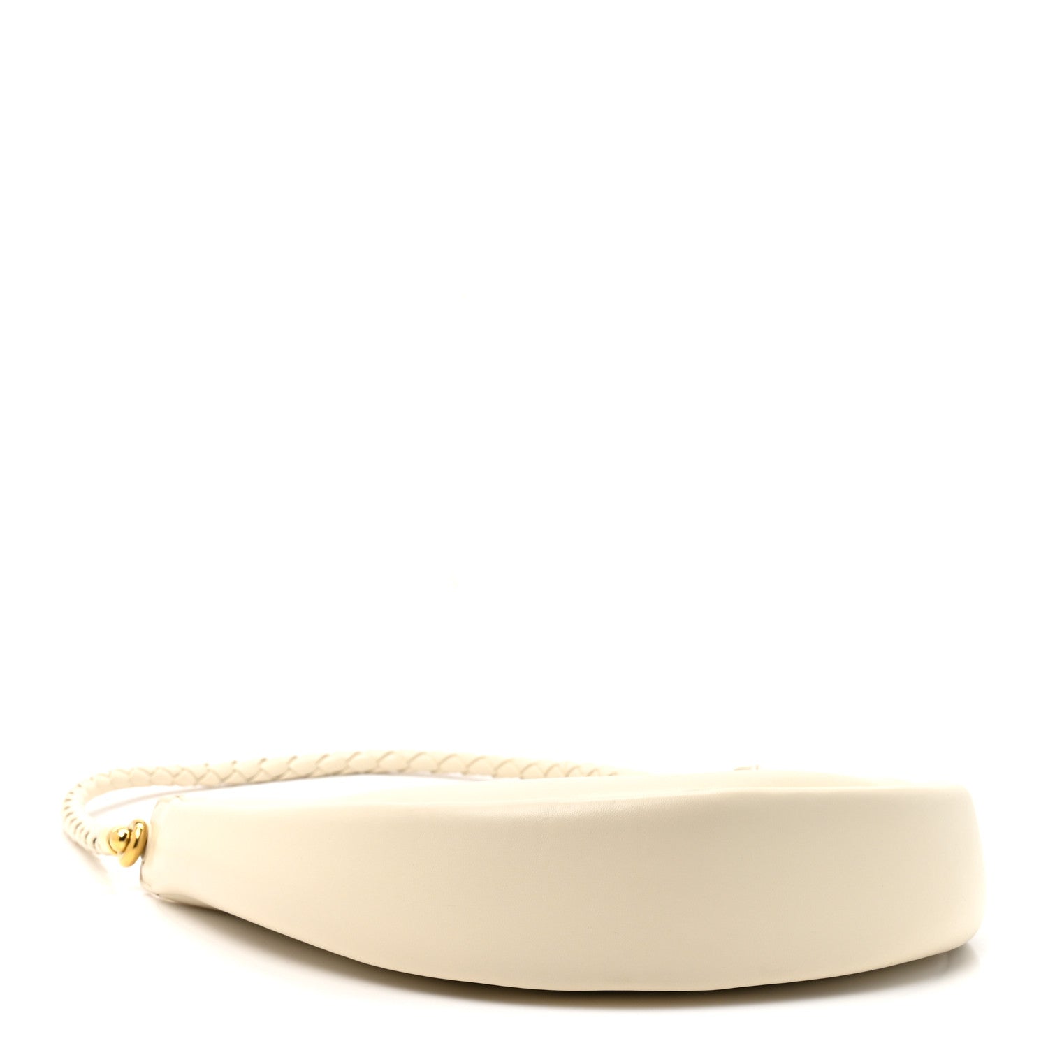 Bottega Veneta Smooth Calfskin Hula Hoop Shoulder Bag Sea Salt