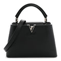 Louis Vuitton Taurillon Capucines BB Black