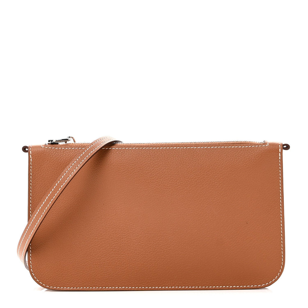 Hermès Evercolor Chaine d'Ancre Zipengo Pochette To Go Gold