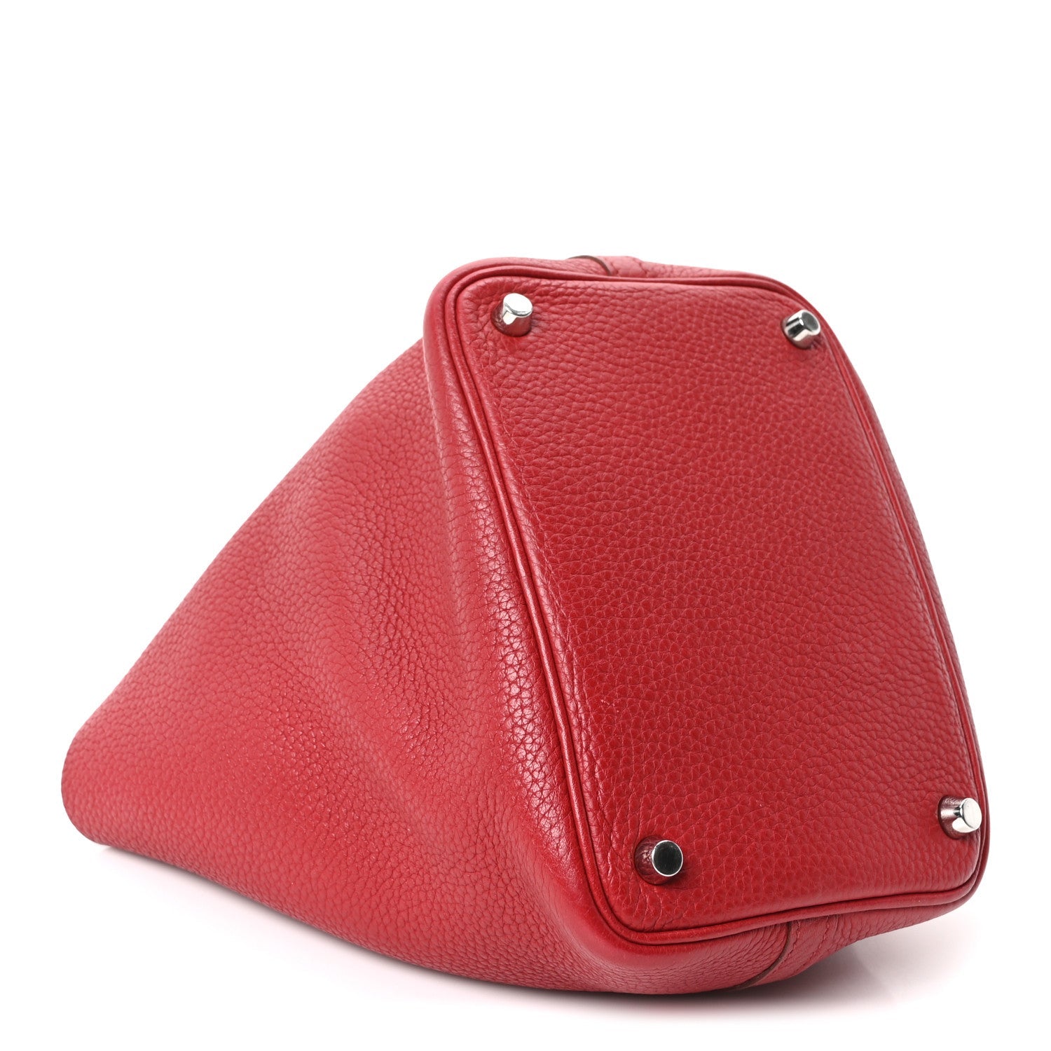 Hermès Taurillon Clemence Picotin Lock 18 PM Rouge Garance