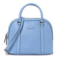 Gucci Microguccissima Medium Dome Bag Mineral Blue