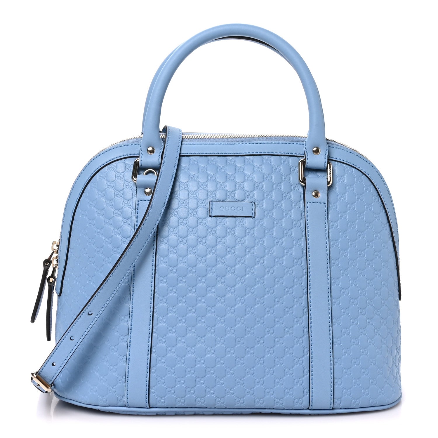 Gucci Microguccissima Medium Dome Bag Mineral Blue