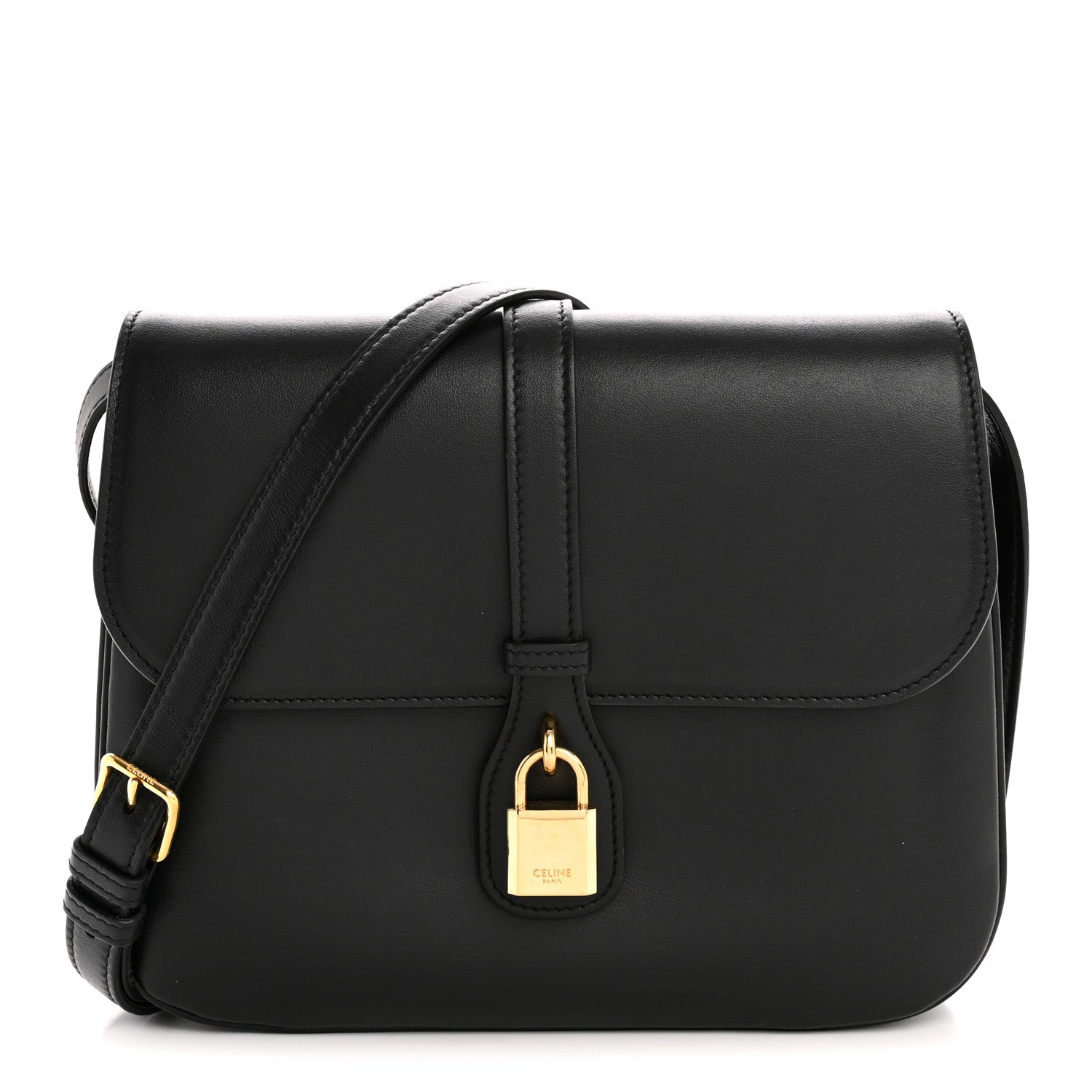 Celine Smooth Calfskin Medium Tabou Black