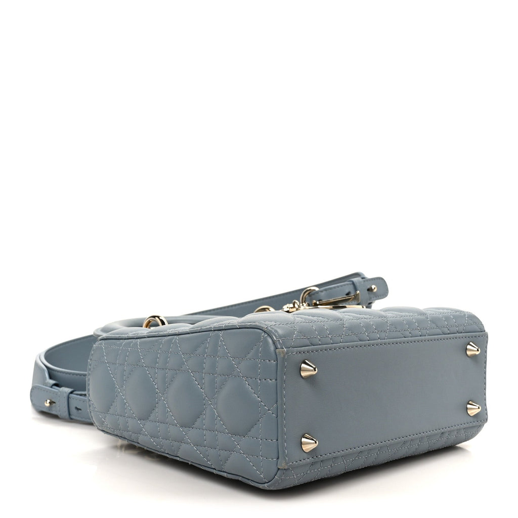 Dior Lambskin Cannage Small My ABCDior Lady Dior Cloud Blue