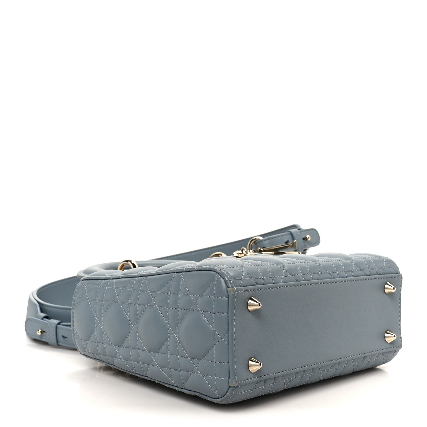Dior Lambskin Cannage Small My ABCDior Lady Dior Cloud Blue