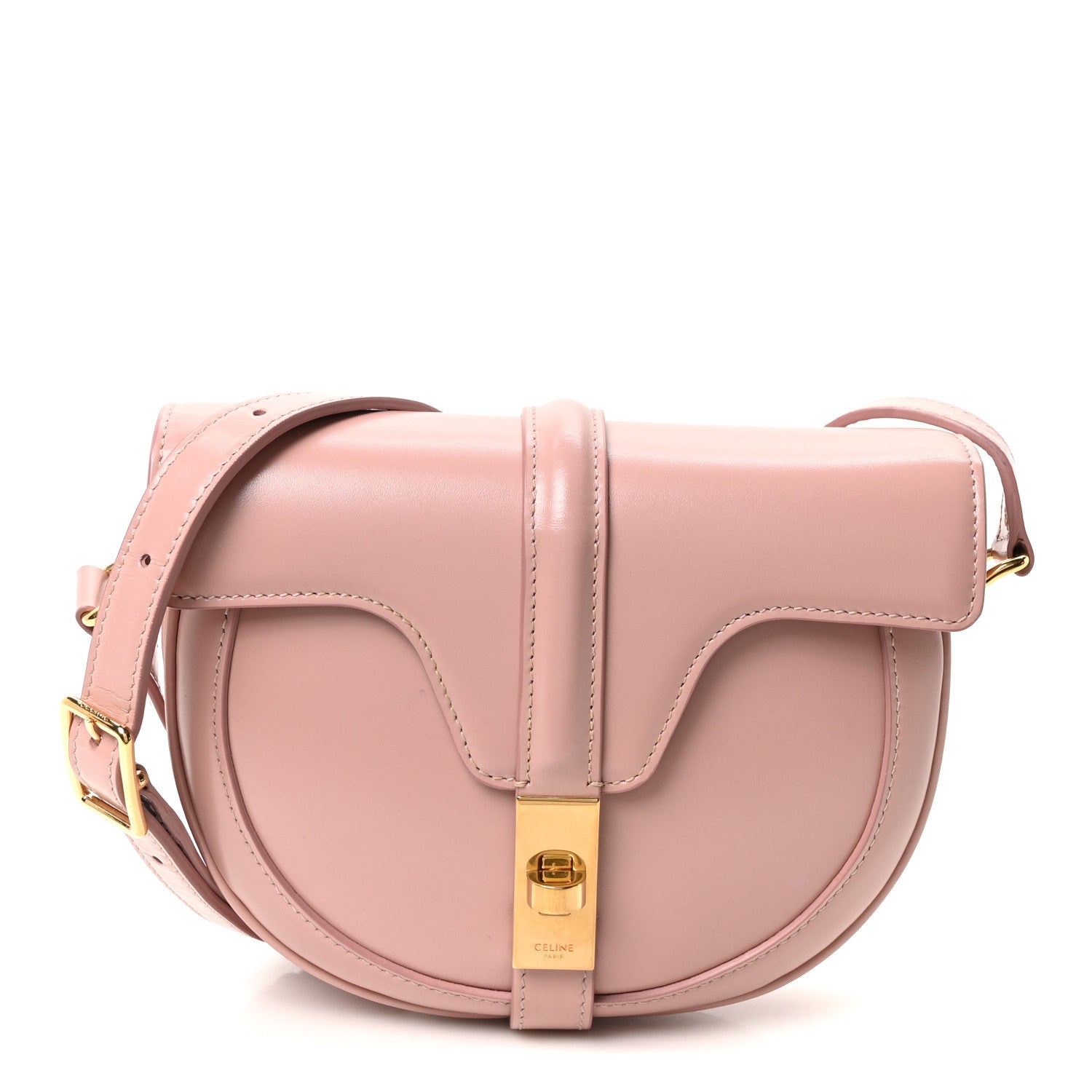 Celine Satinated Calfskin Besace Small 16 Vintage Pink