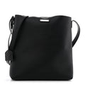 Saint Laurent Calfskin Bold Shopping Tote Black