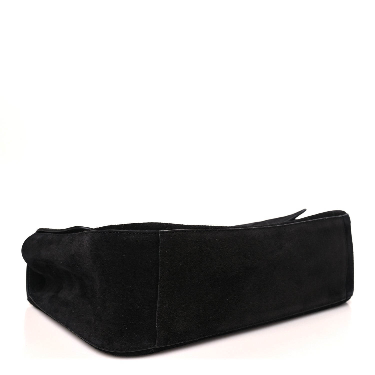Chanel Suede Calfskin Small Maxi Flap Black