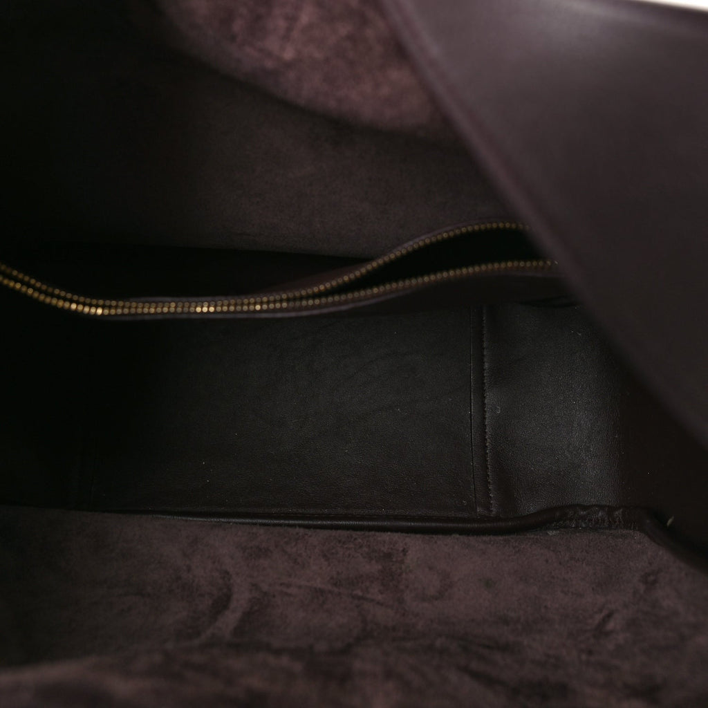 Saint Laurent Supple Calfskin Large Le 5 A 7 Soft Hobo Raisin