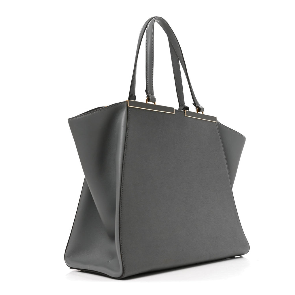 Fendi Vitello Elite Large 3Jours Tote Grigio