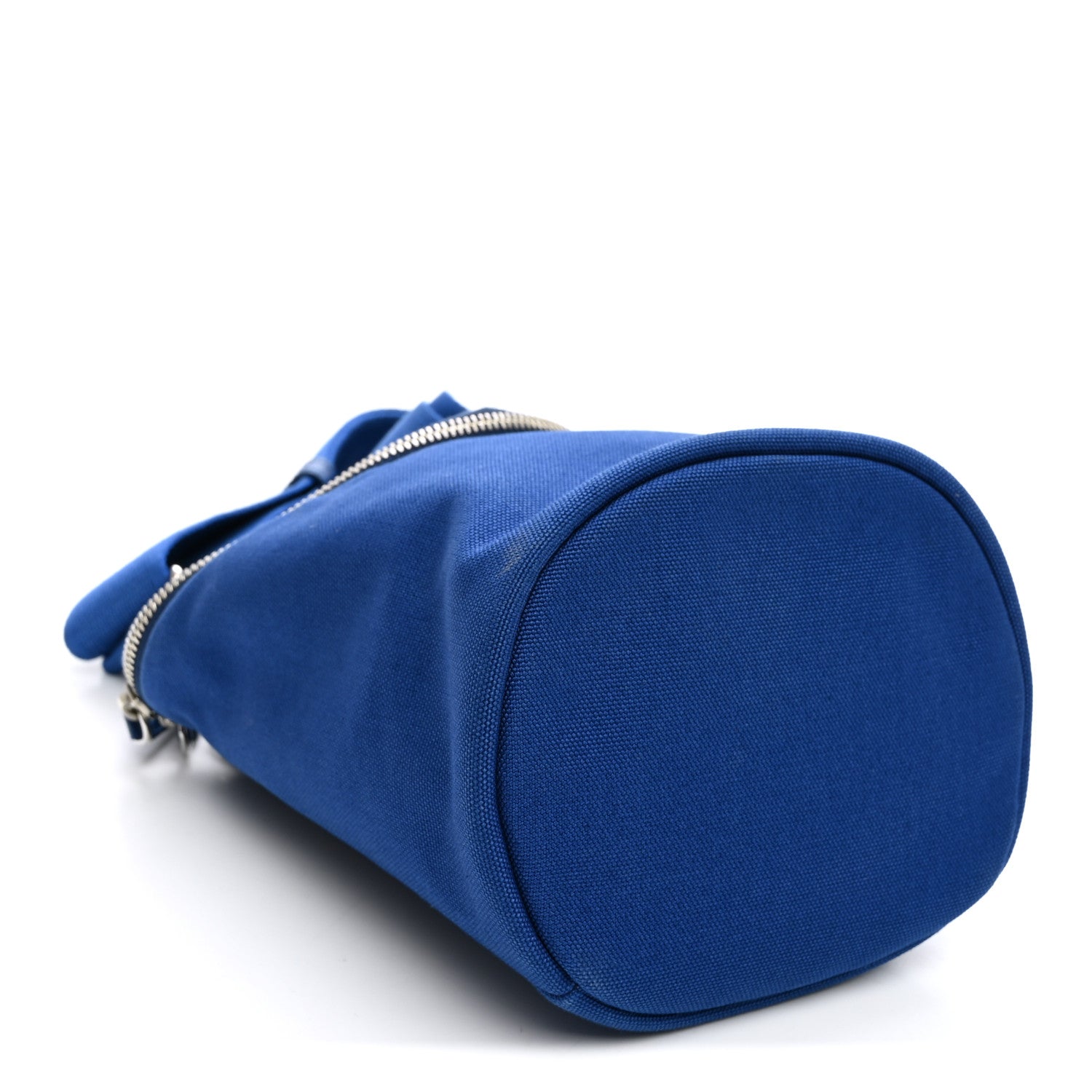Prada Canvas Triangle Crossbody Bag Blue