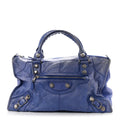 Balenciaga Agneau Giant 21 Silver Hardware Work Outremer