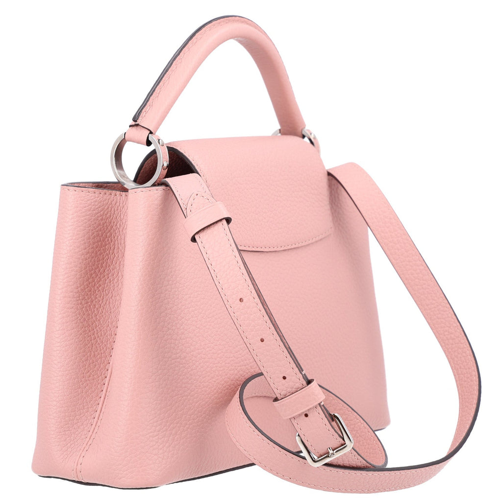 Louis Vuitton Taurillon Capucines BB Magnolia