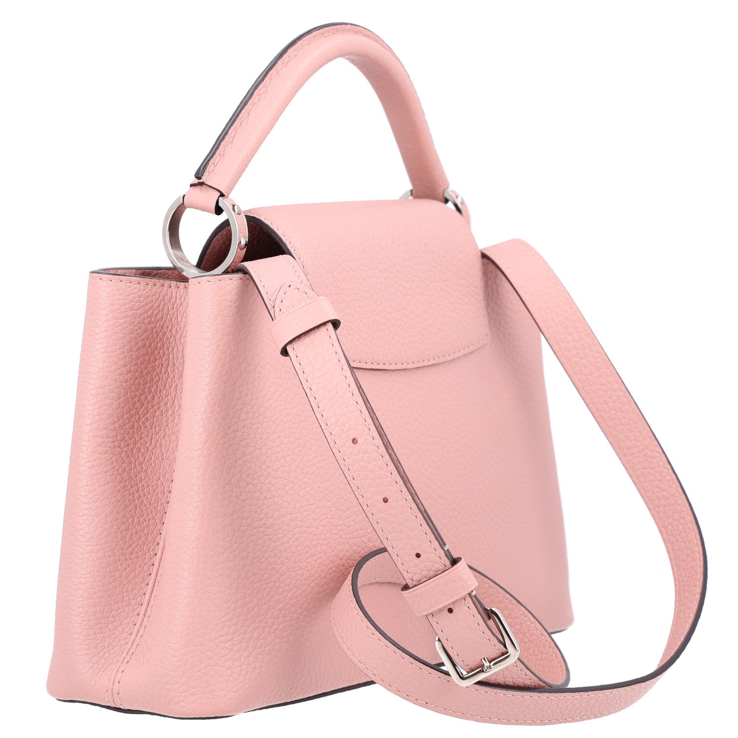 Louis Vuitton Taurillon Capucines BB Magnolia