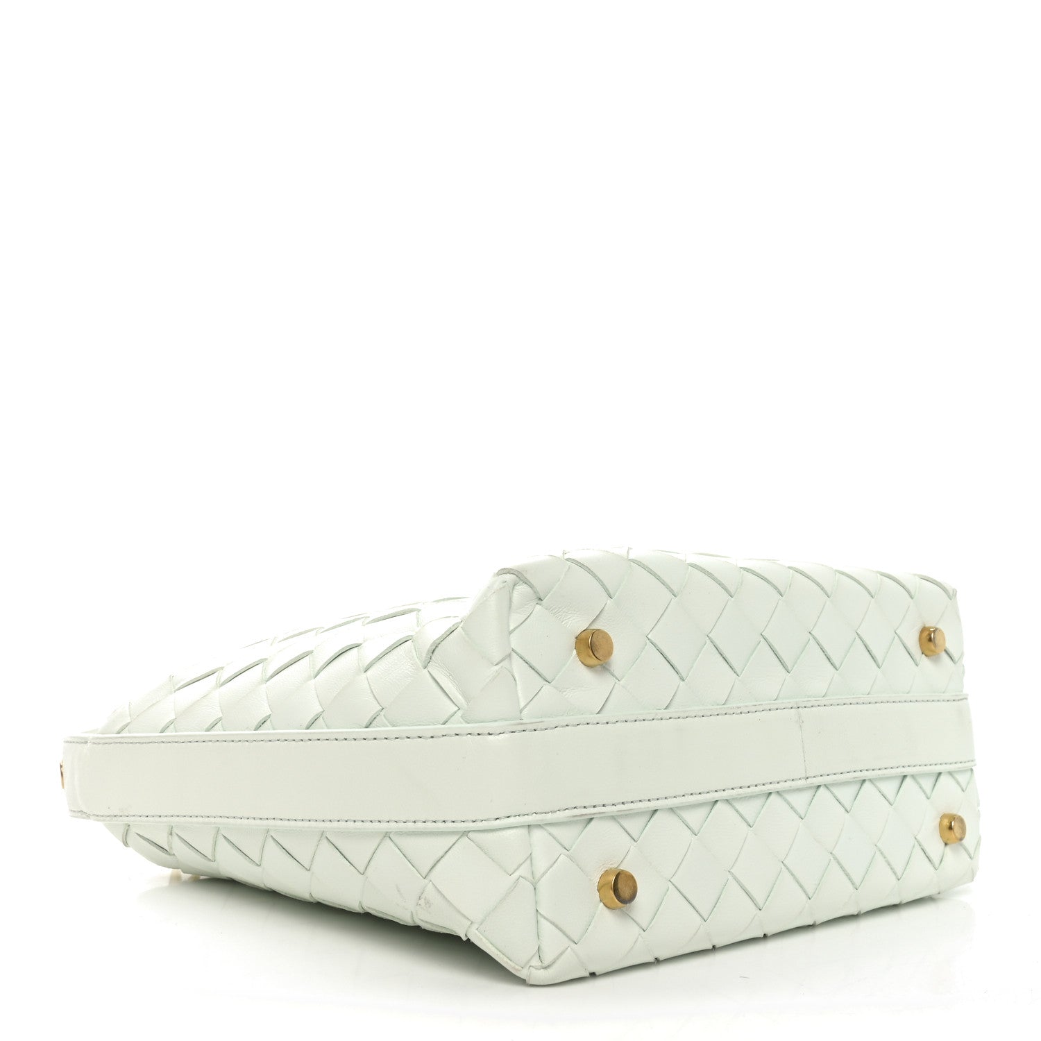 Bottega Veneta Calfskin Nappa Intrecciato Mini Wallace Glacier Muse