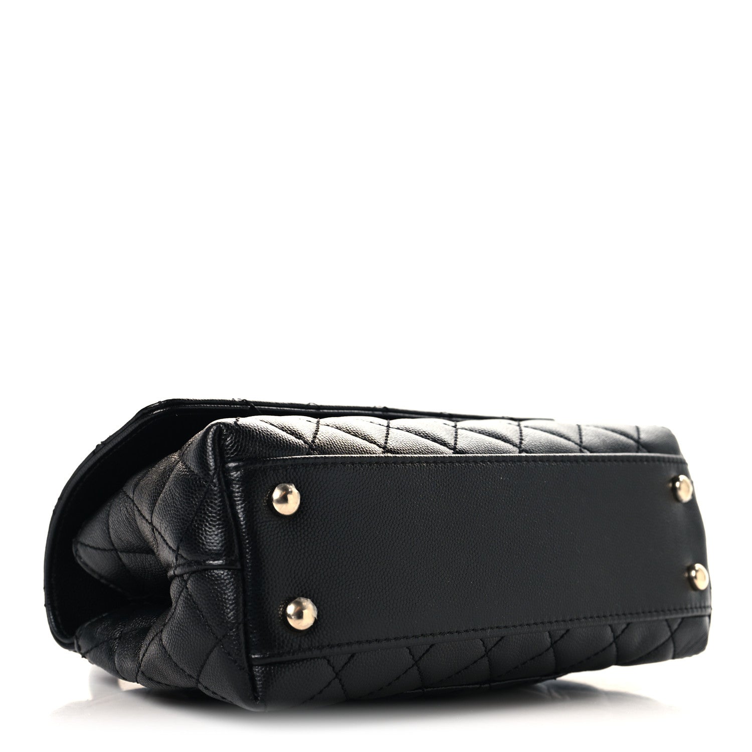 Chanel Caviar Quilted Mini Coco Handle Flap Black