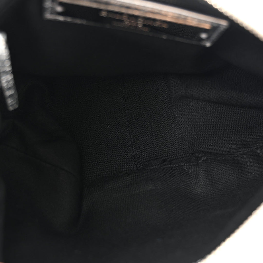 Balenciaga Metallized Agneau Arena Classic Hardware Mini Le City Moto Silver