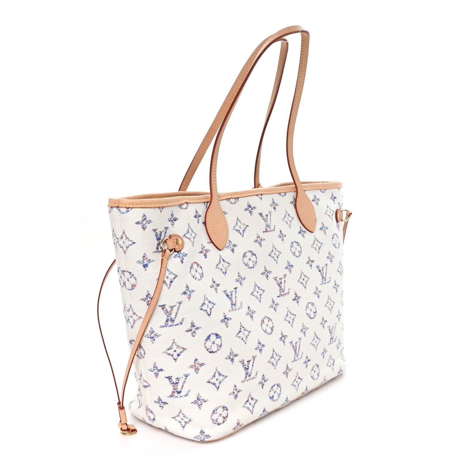Louis Vuitton Monogram Jacquard Neverfull MM Multicolor Beige