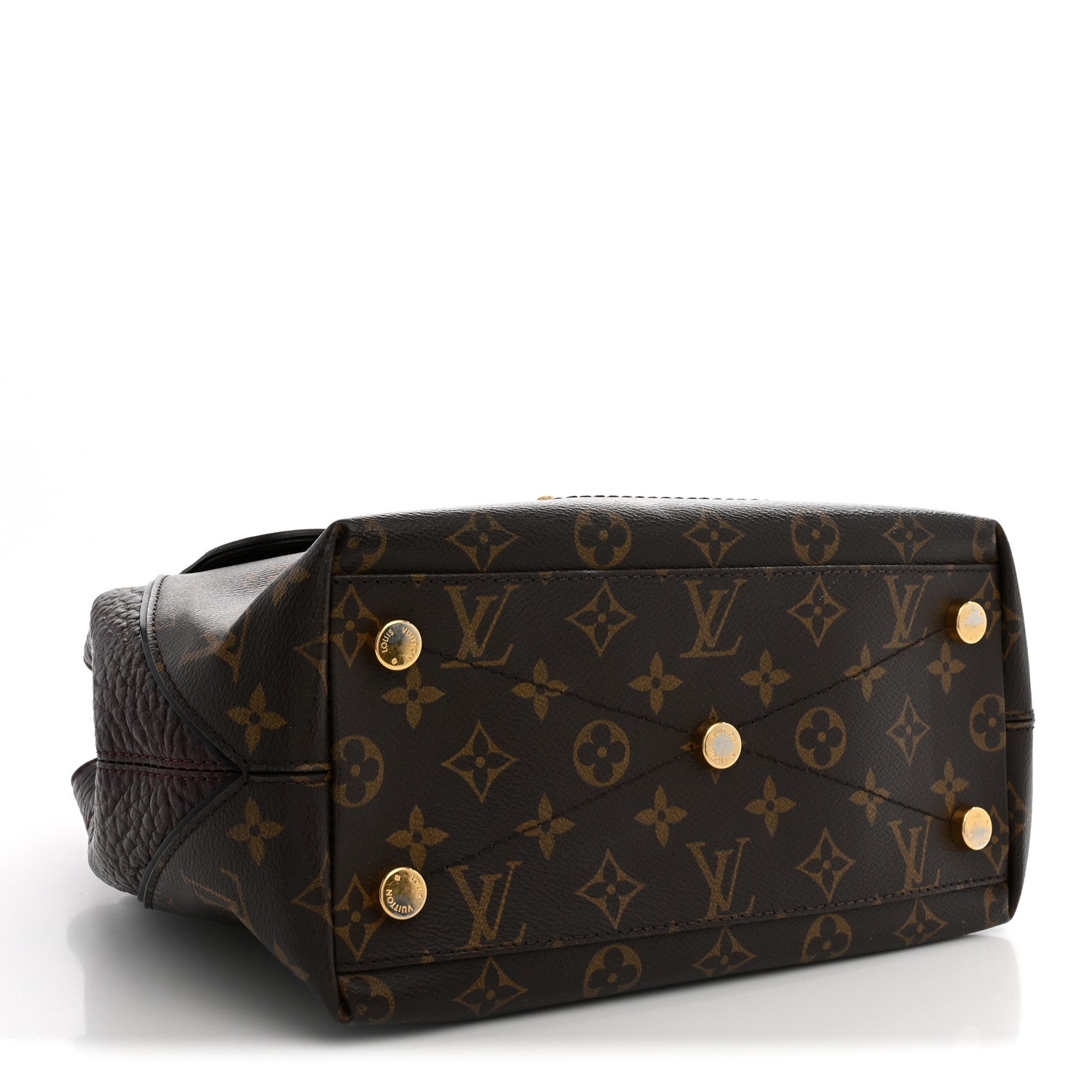 Louis Vuitton Monogram Ostrich Lizard Majestueux PM Bordeaux