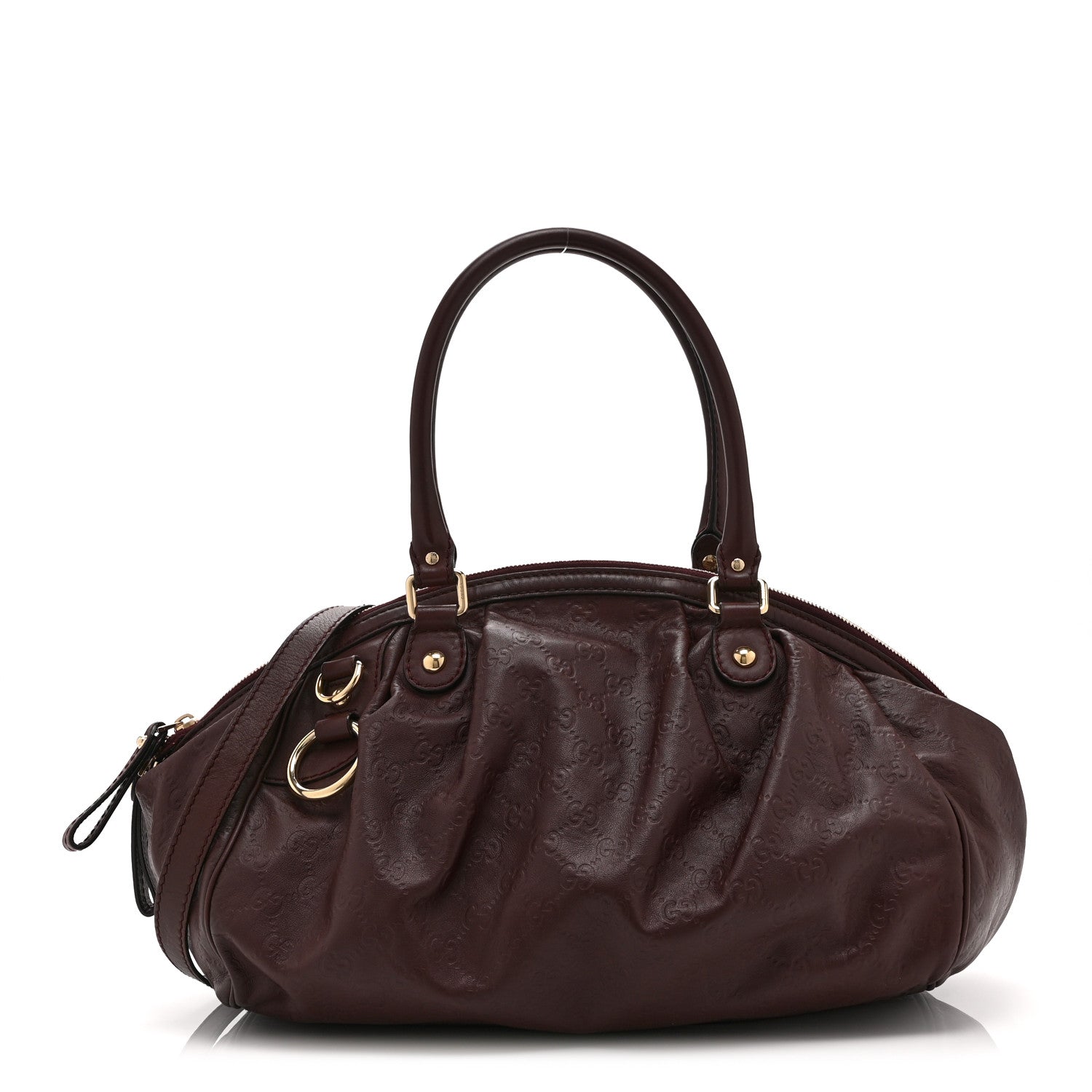 Gucci Guccissima Medium Sukey Boston Chocolate