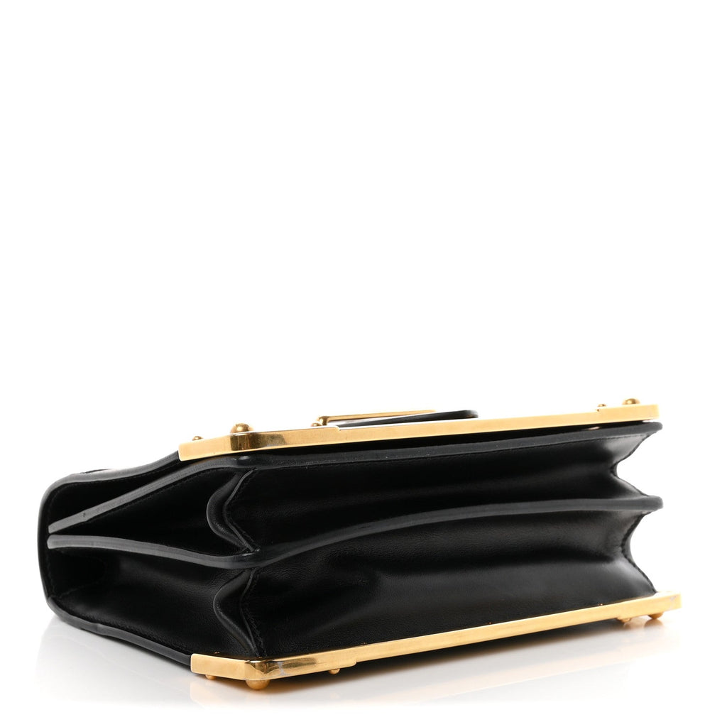 Prada City Calf Saffiano Cahier Bag Black