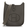 Hermès Taurillon Clemence Evelyne TPM Etain