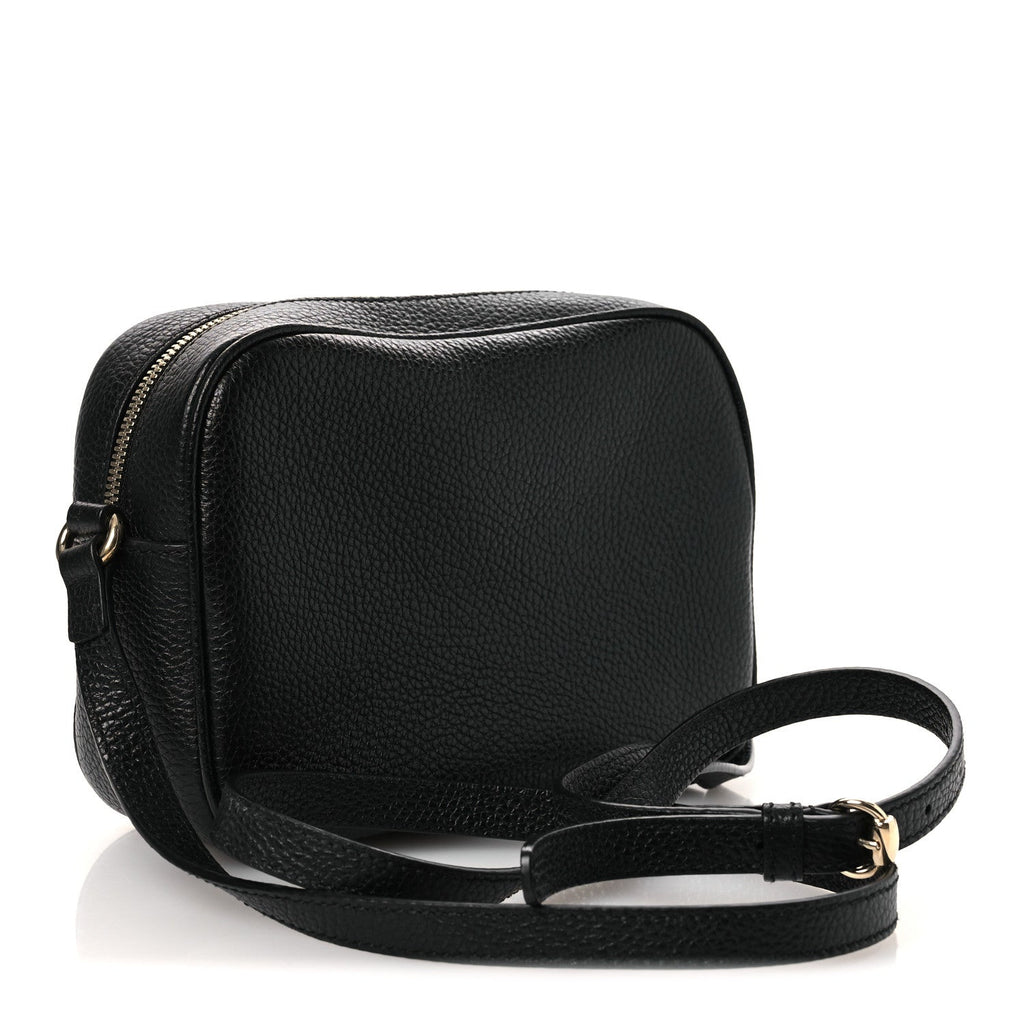 Gucci Pebbled Calfskin Small Soho Disco Bag Black