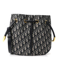 Dior Oblique Medium Nolita Bucket Bag Blue