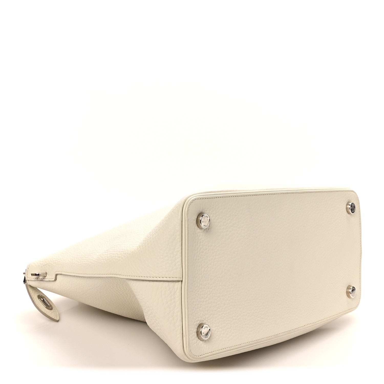 Louis Vuitton Veau Ecorce Haute Maroquinerie Lockit MM Ivory