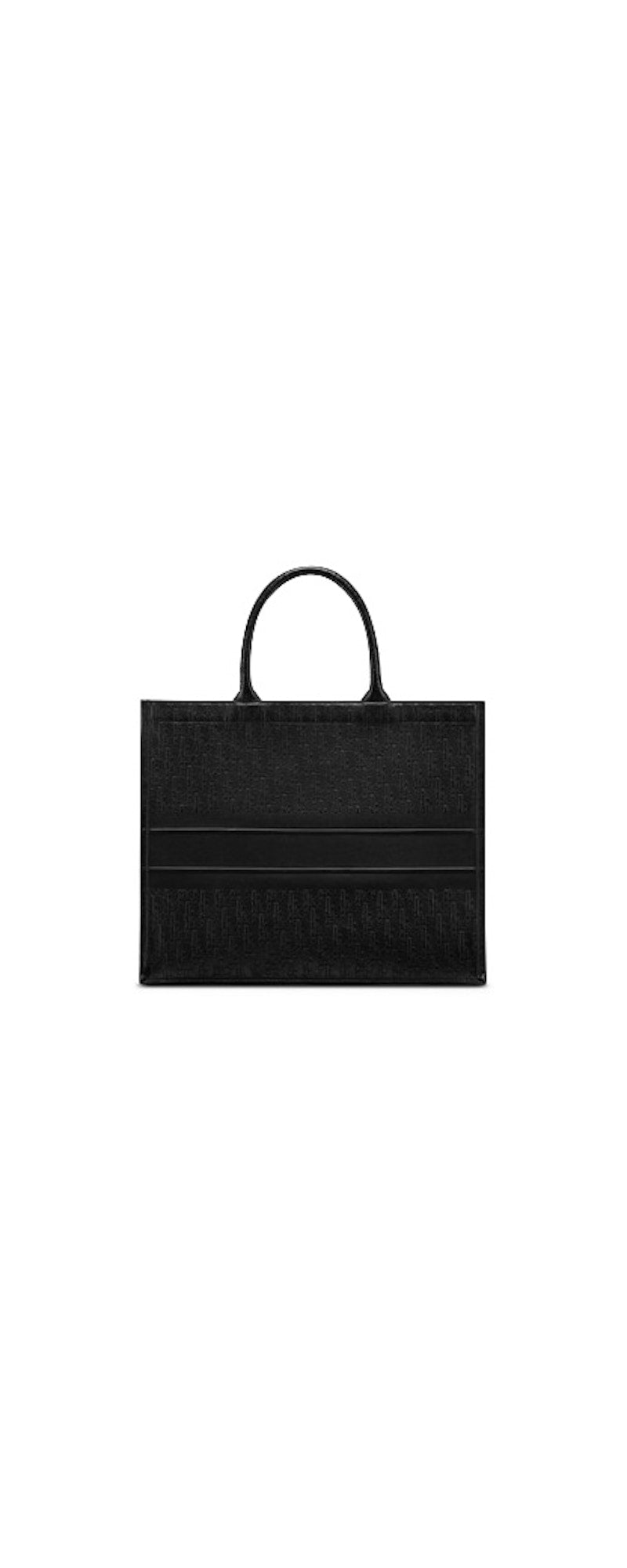 Dior Book Tote Oblique black - back view