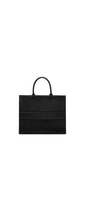 Dior Book Tote Oblique black - front view