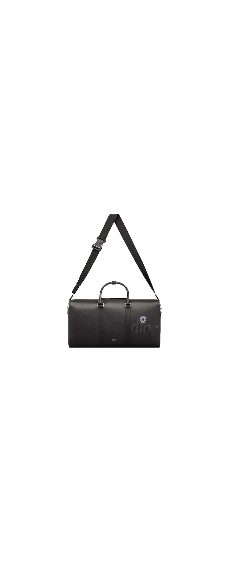 Dior x ERL Lingot 50 black duffel bag - front view