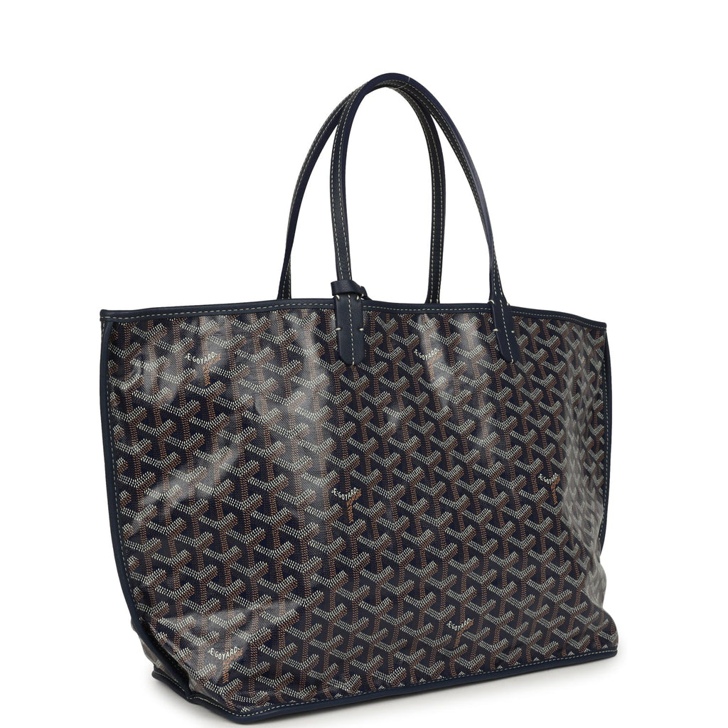 Goyard Anjou PM Reversible Tote — Navy