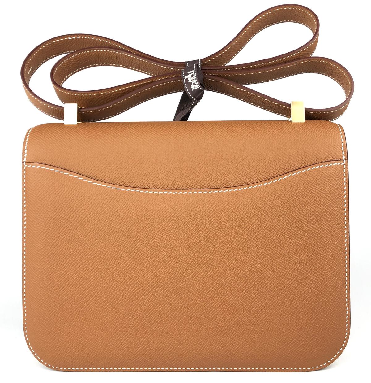 Hermès Constance 24 Gold Epsom side view