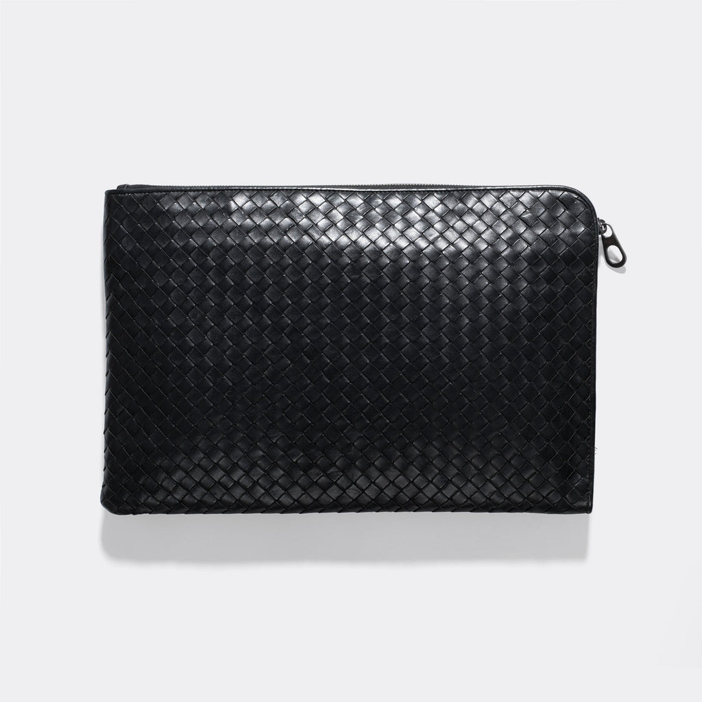 Bottega Veneta intrecciato document holder front view