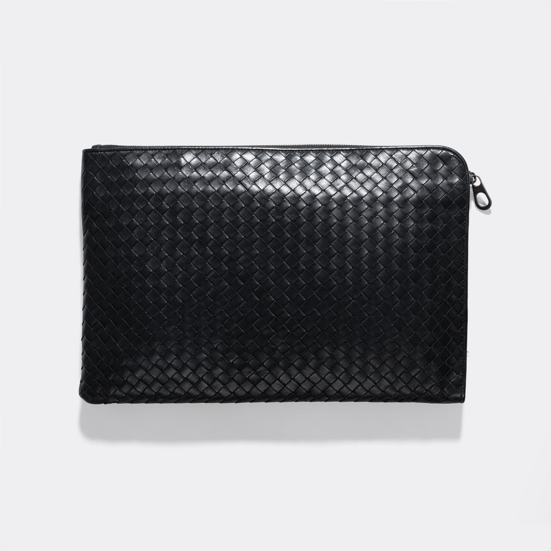 Bottega Veneta intrecciato document holder front view
